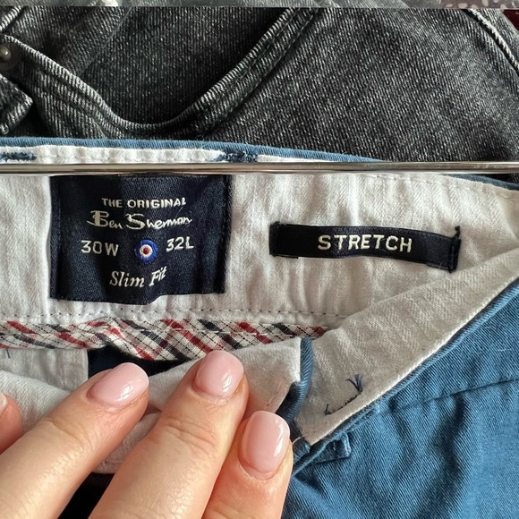 Men's Ben Sherman Slim Fit Stretch Chino Pants 30x32 - Picture 4 of 4